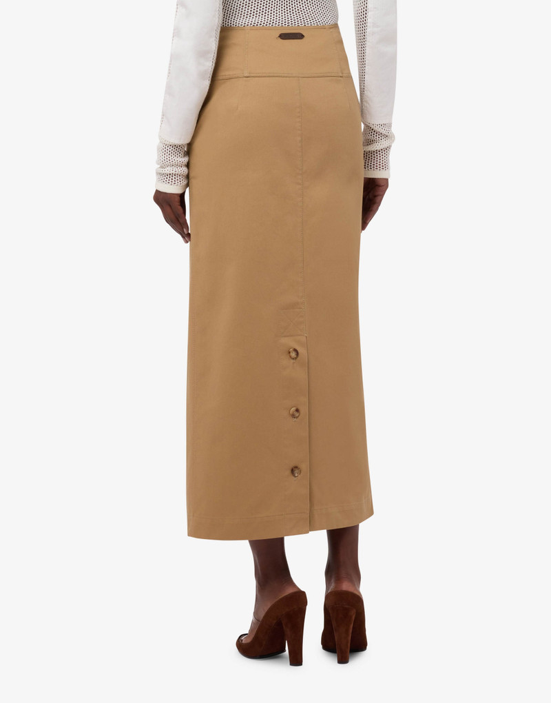 Moschino COTTON GABARDINE SKIRT outlook