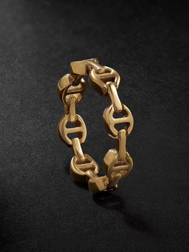 Dame Tri-Link 18-Karat Gold Pendant 3