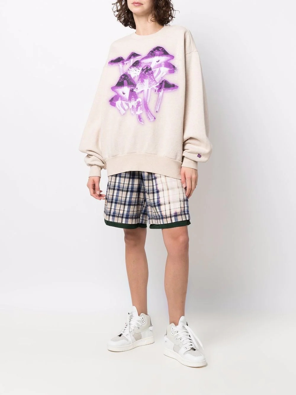 mushroom-print sweatshirt - 3