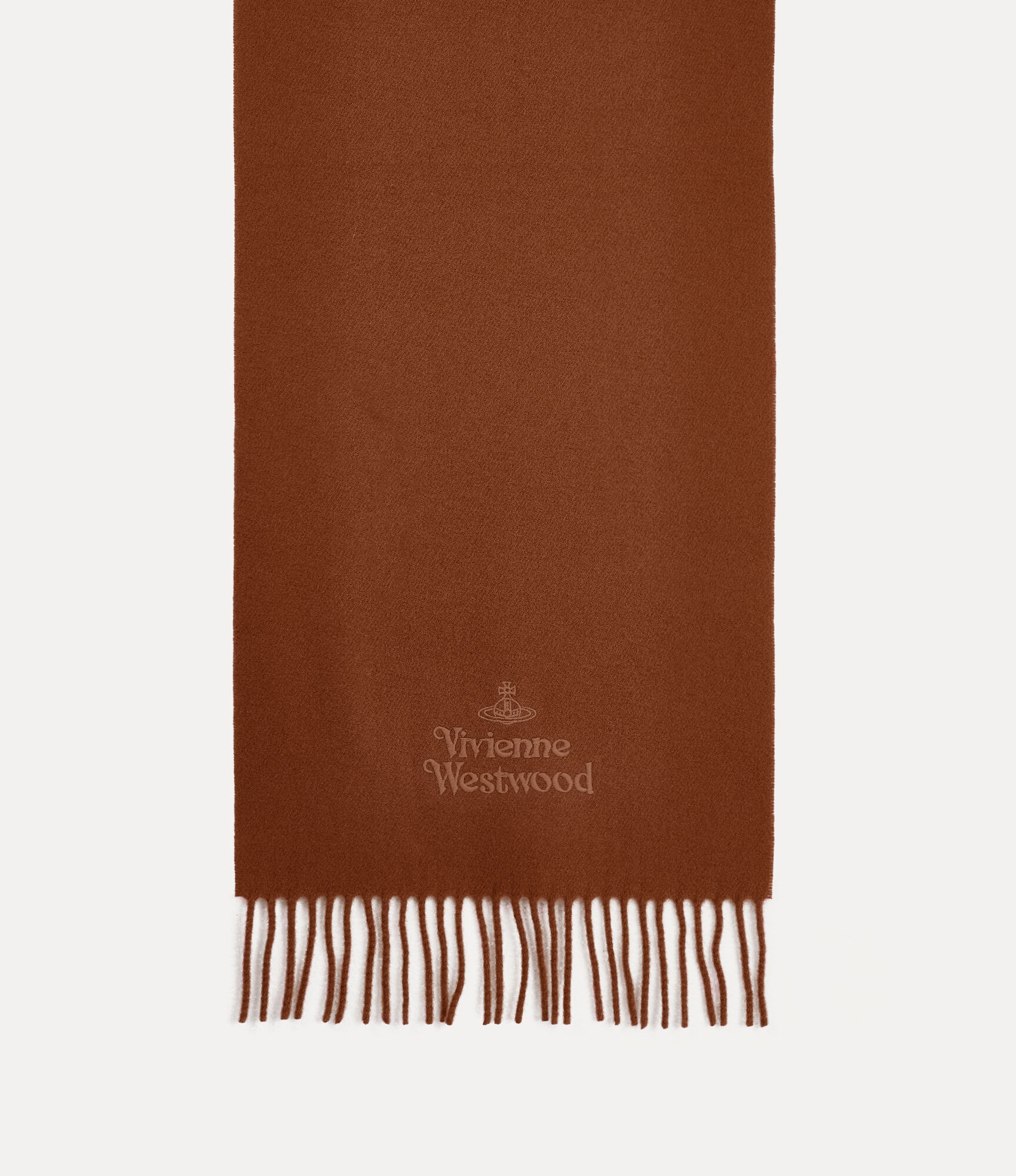EMBROIDERED LAMBSWOOL SCARF - 2