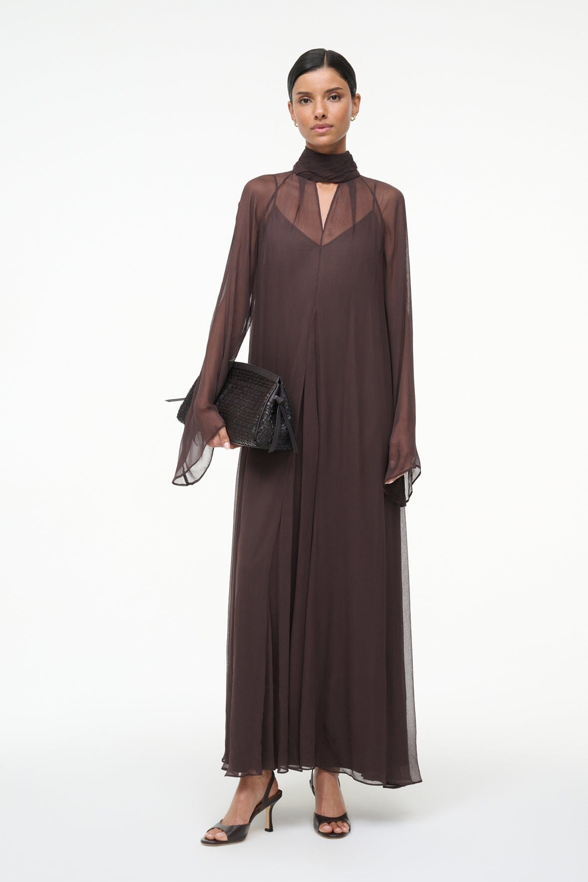 STAUD ESTHER MAXI DRESS EARTH - 10
