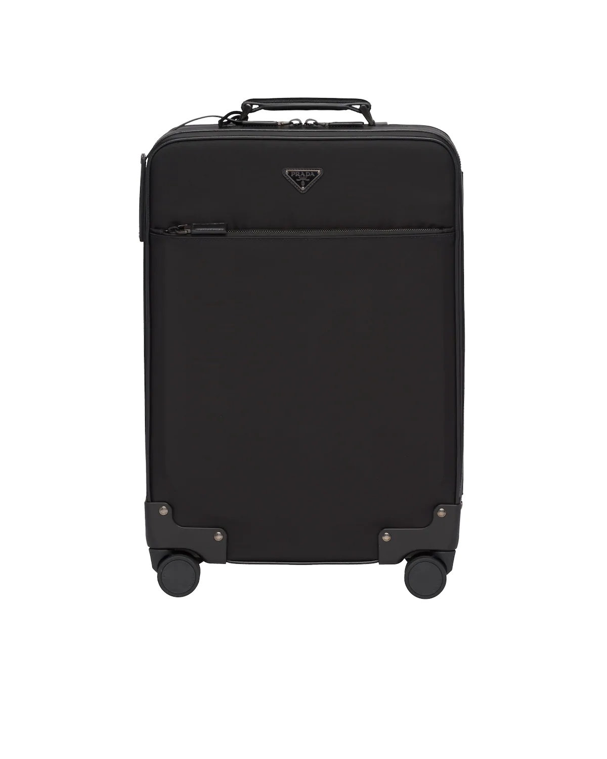 Nylon and Saffiano Leather Trolley - 1