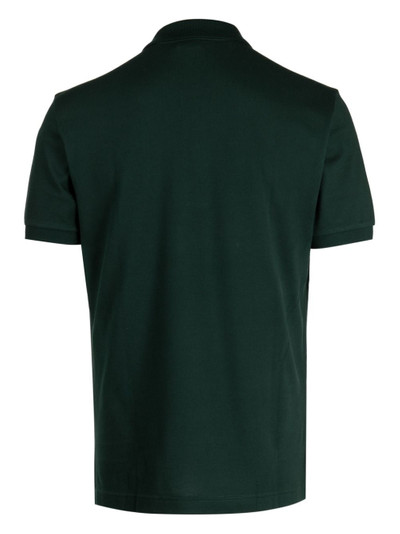 LACOSTE logo-patch cotton polo shirt outlook
