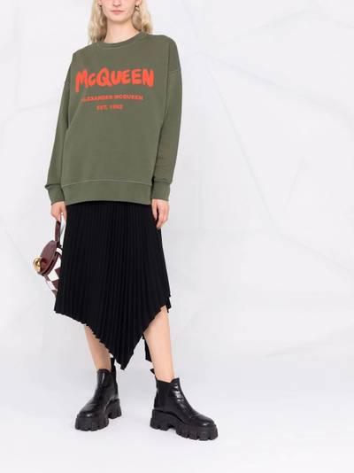 Alexander McQueen logo-printed sweatshirt outlook