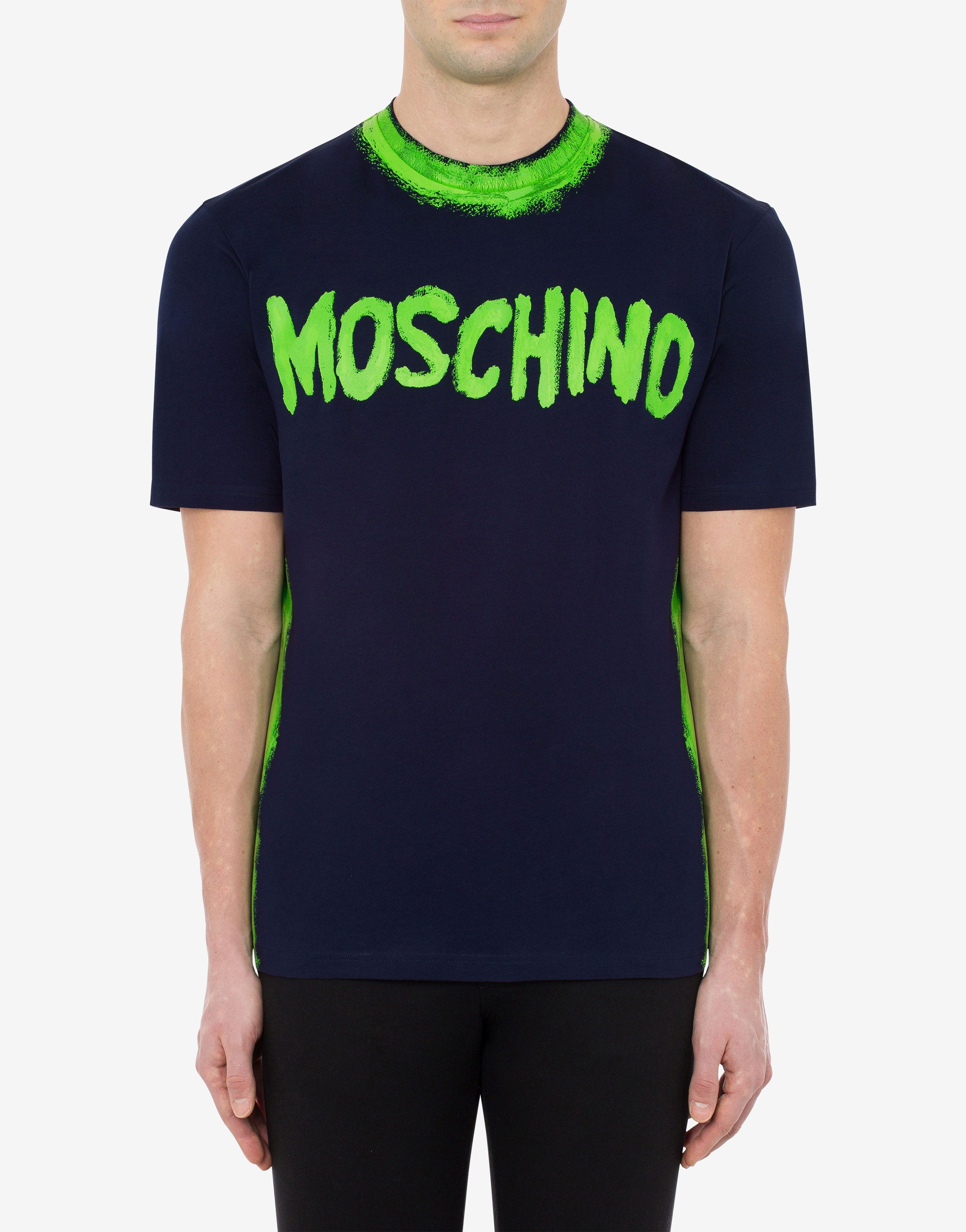 MOSCHINO PAINT ORGANIC JERSEY T-SHIRT - 2