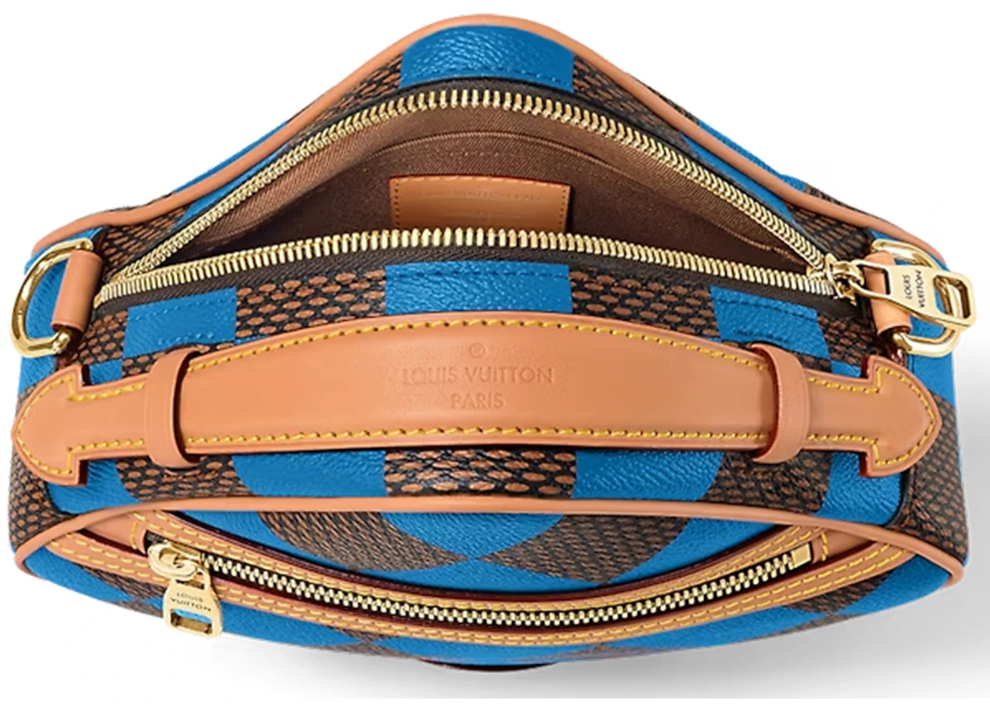 Louis Vuitton Chess Messenger Bag Damier Pop Blue - 3
