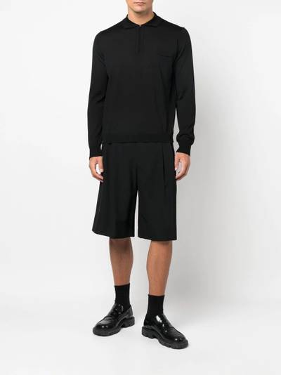 Maison Margiela four-stitch long-sleeve polo shirt outlook