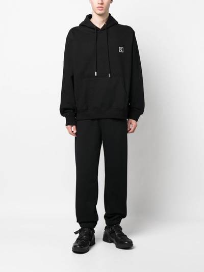 Wooyoungmi tapered drawstring track pants outlook
