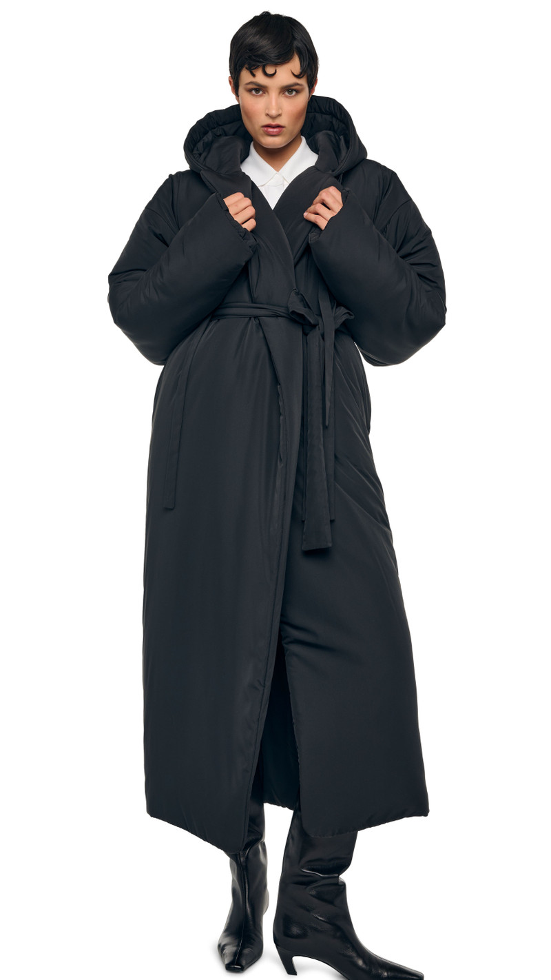 HOODED SLEEPING BAG COAT LONG 6