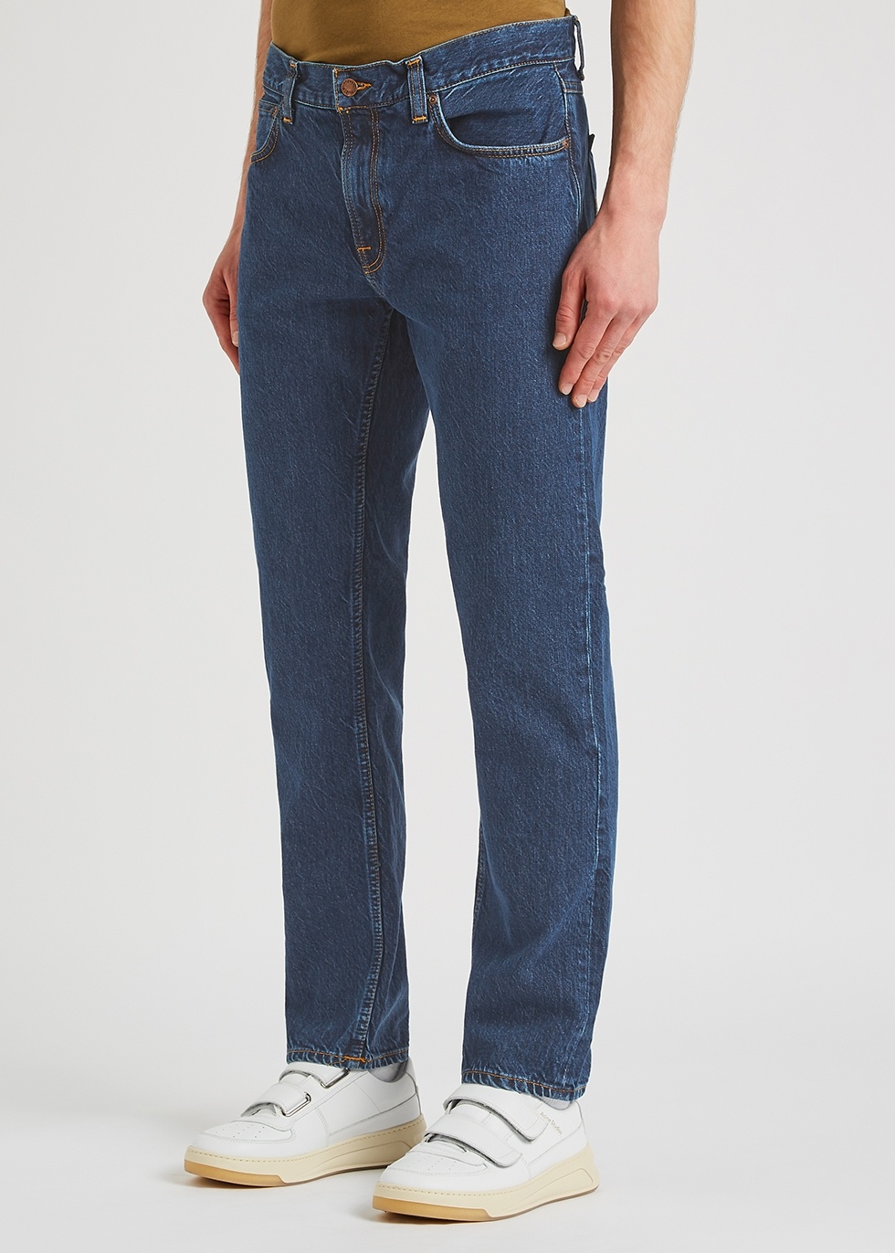 Gritty Jackson blue straight-leg jeans - 2