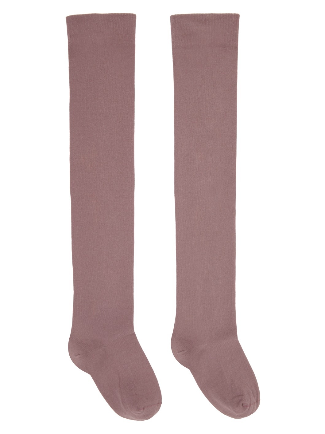 Pink Semi-Sheer Socks - 1