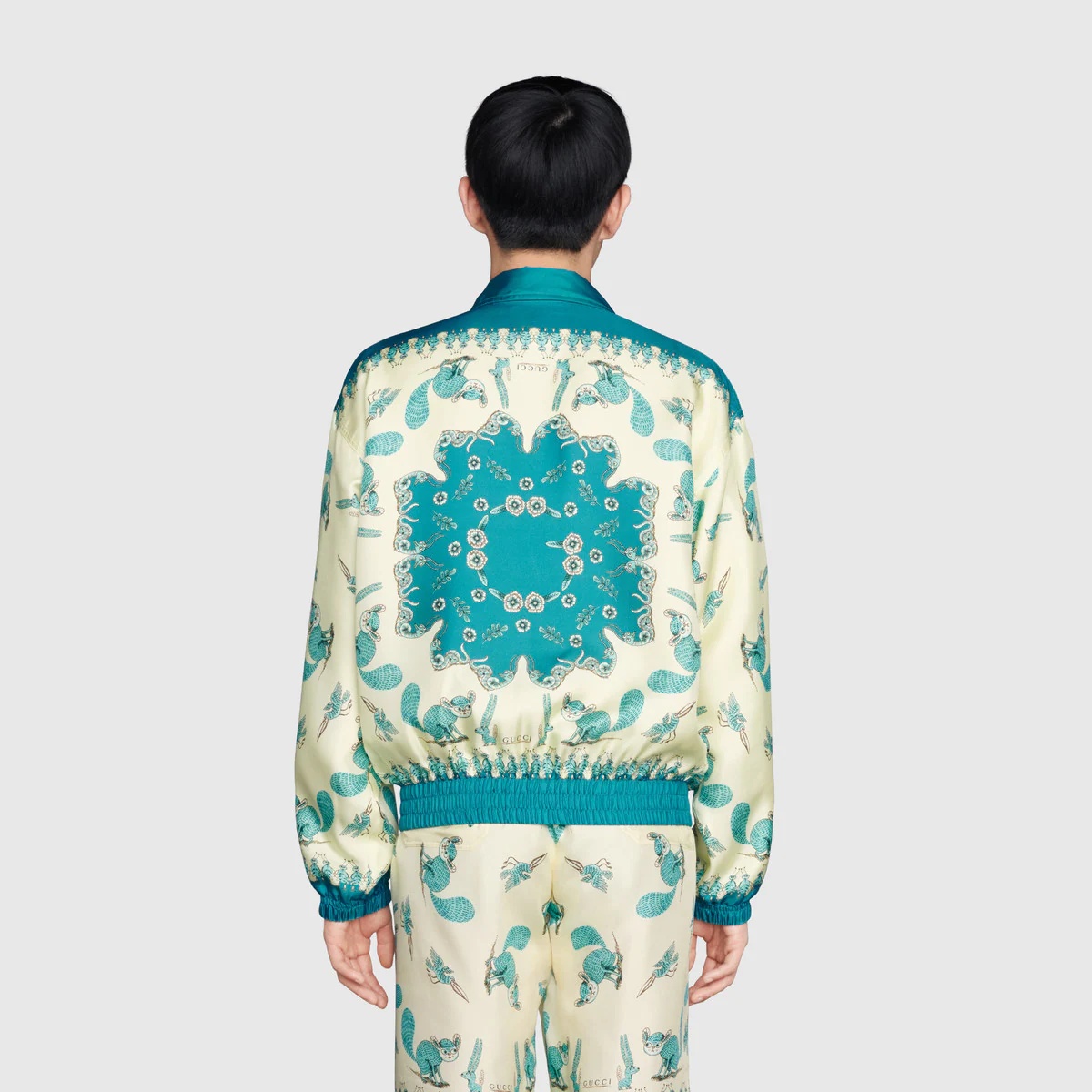 Freya Hartas print silk bomber jacket - 4