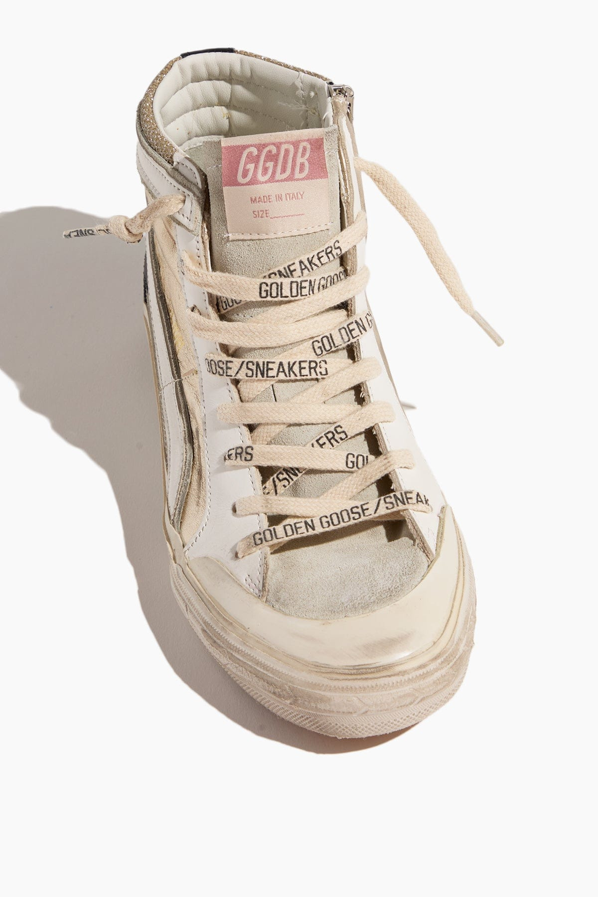 Slide Penstar Sneaker in Platinum/Gold/Ice/Black/White - 4