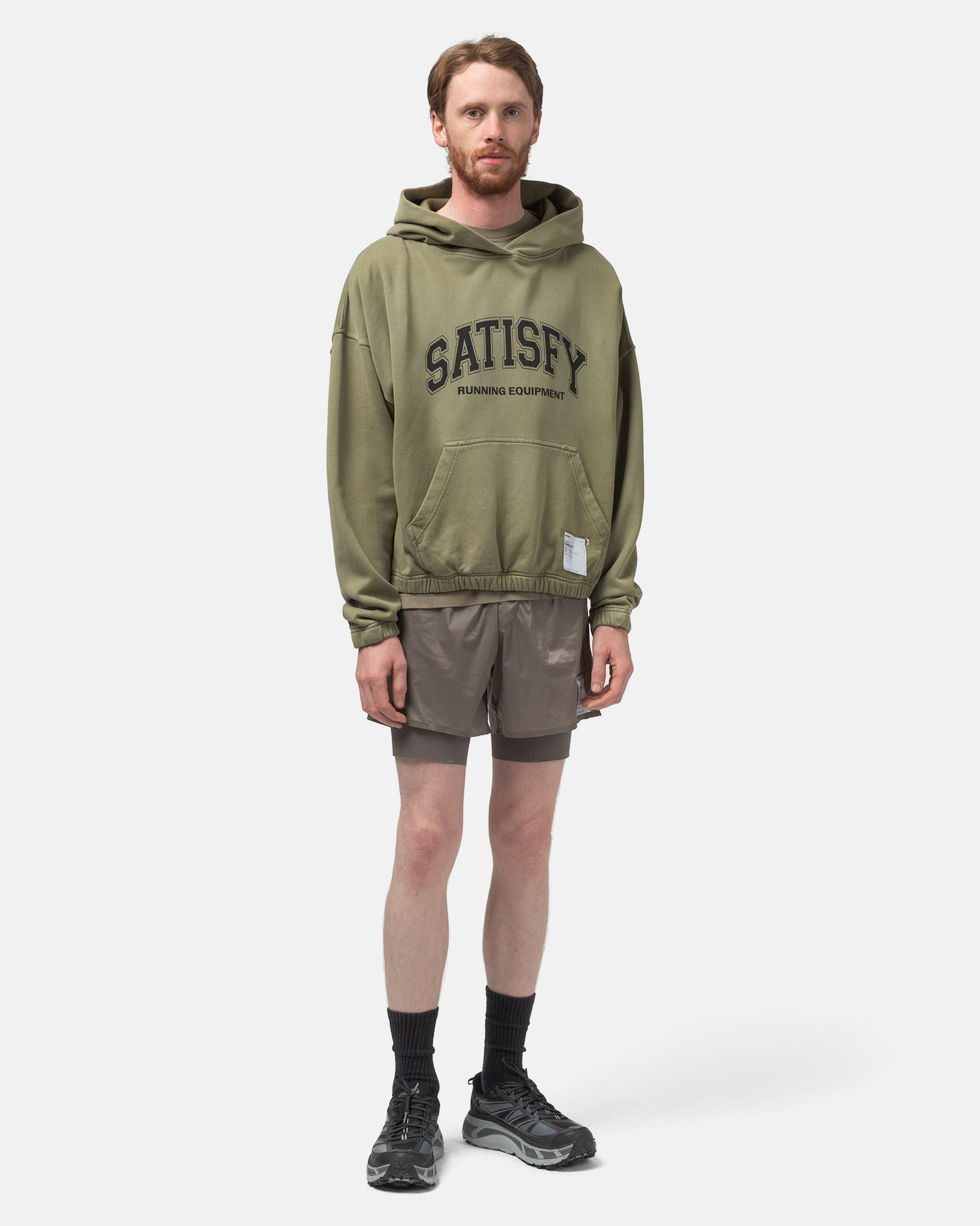 SoftCell Hoodie Sun Bleached Military Olive - 2