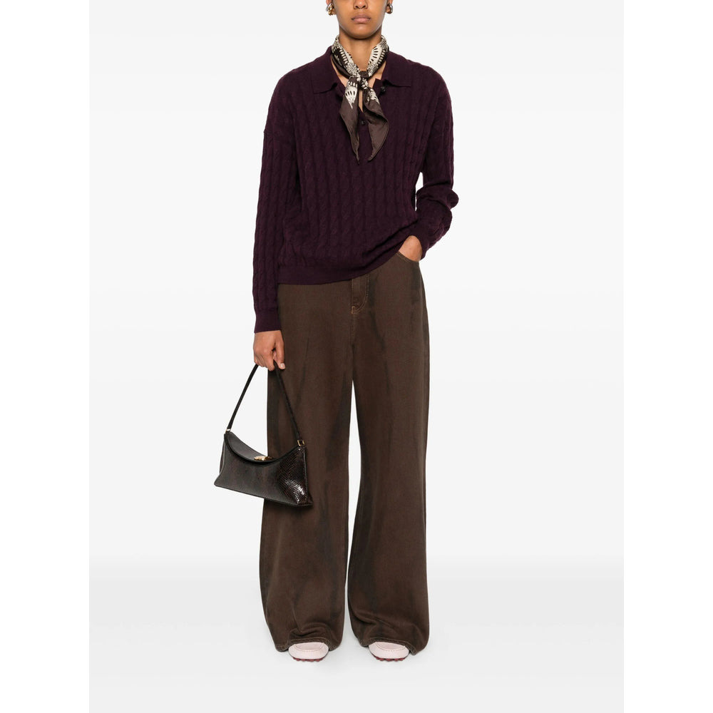 Lisa Yang Purple Knitwear - Jumpers Women - 5