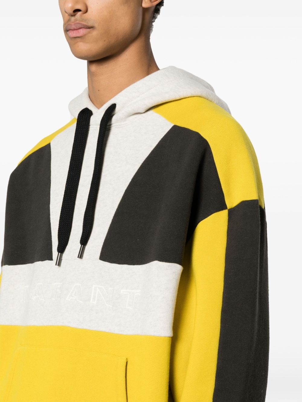 colour-block hoodie - 5