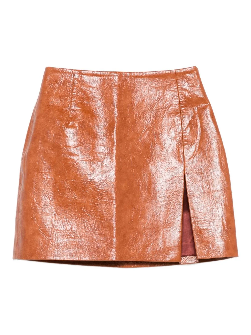 side-slit mini skirt - 1