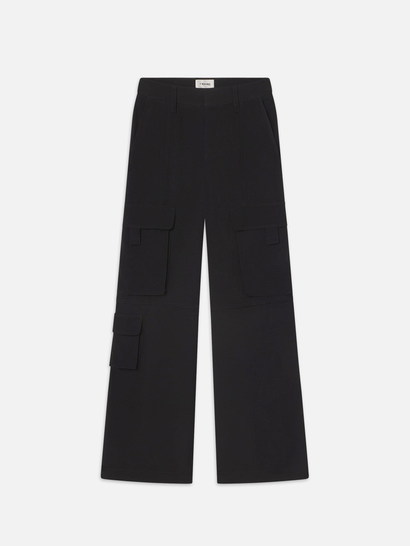 High Rise Utility Cargo in Black 1