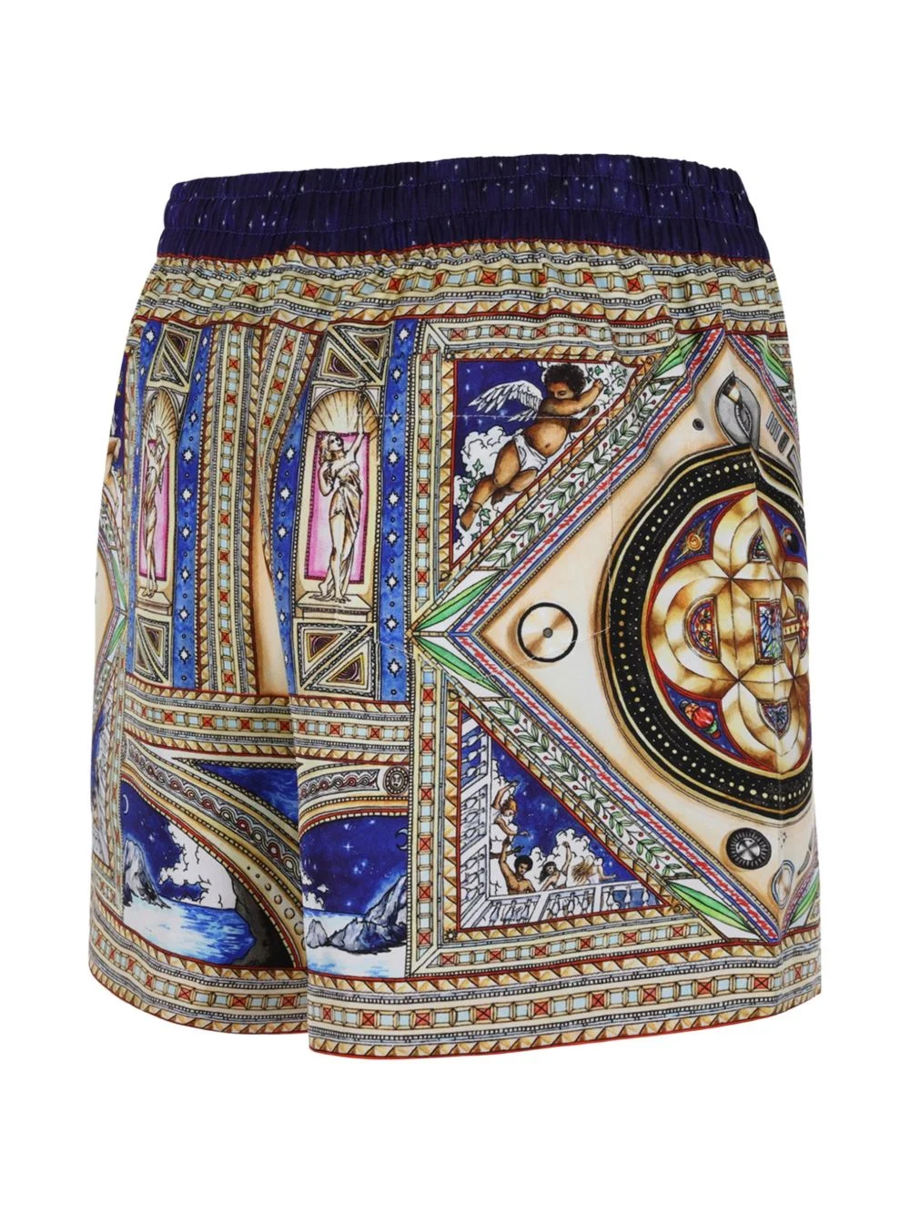 graphic-print shorts - 1