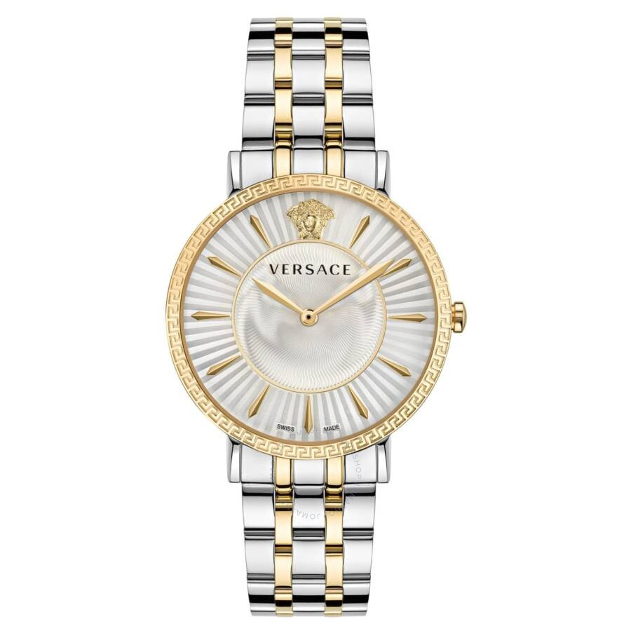 Versace V-Eternal Quartz Silver Dial Ladies Watch VEJL00622 - 1