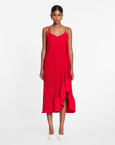 Lanvin LONG PLEATED DRESS WITH STRAPS outlook