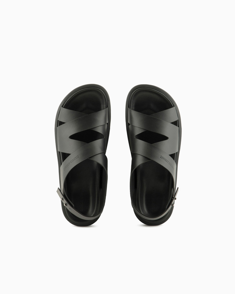 Leather woven sandals 3