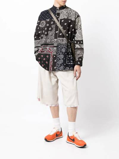 Children of the Discordance layered bandana-detail shorts outlook