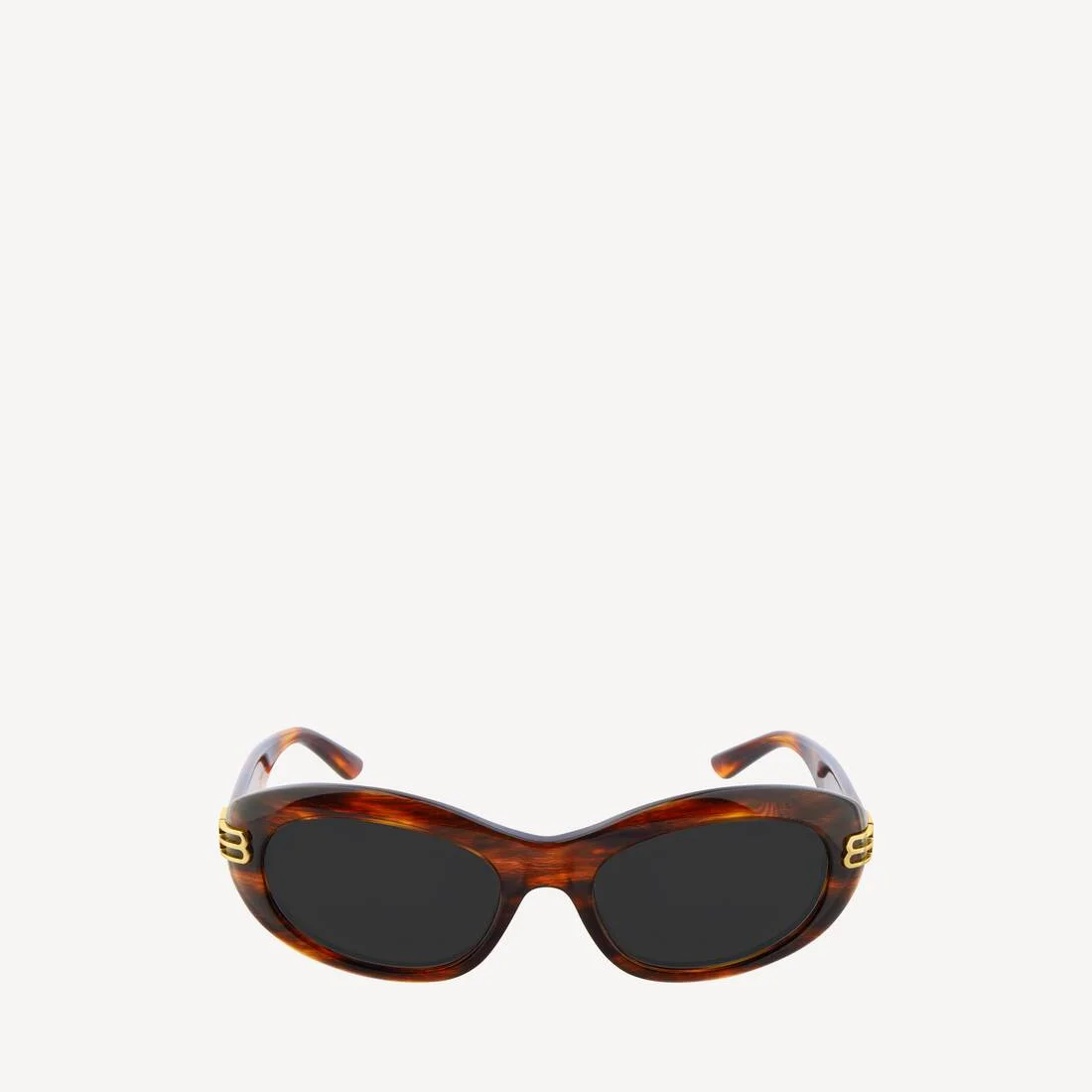 Casino Round Sunglasses in Brown Havana - 1