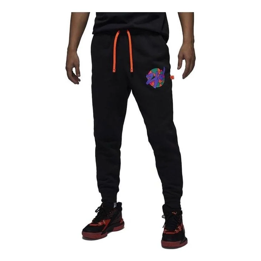 Air Jordan Zion Graphic Sweatpants 'Black' FD2393-010 - 1