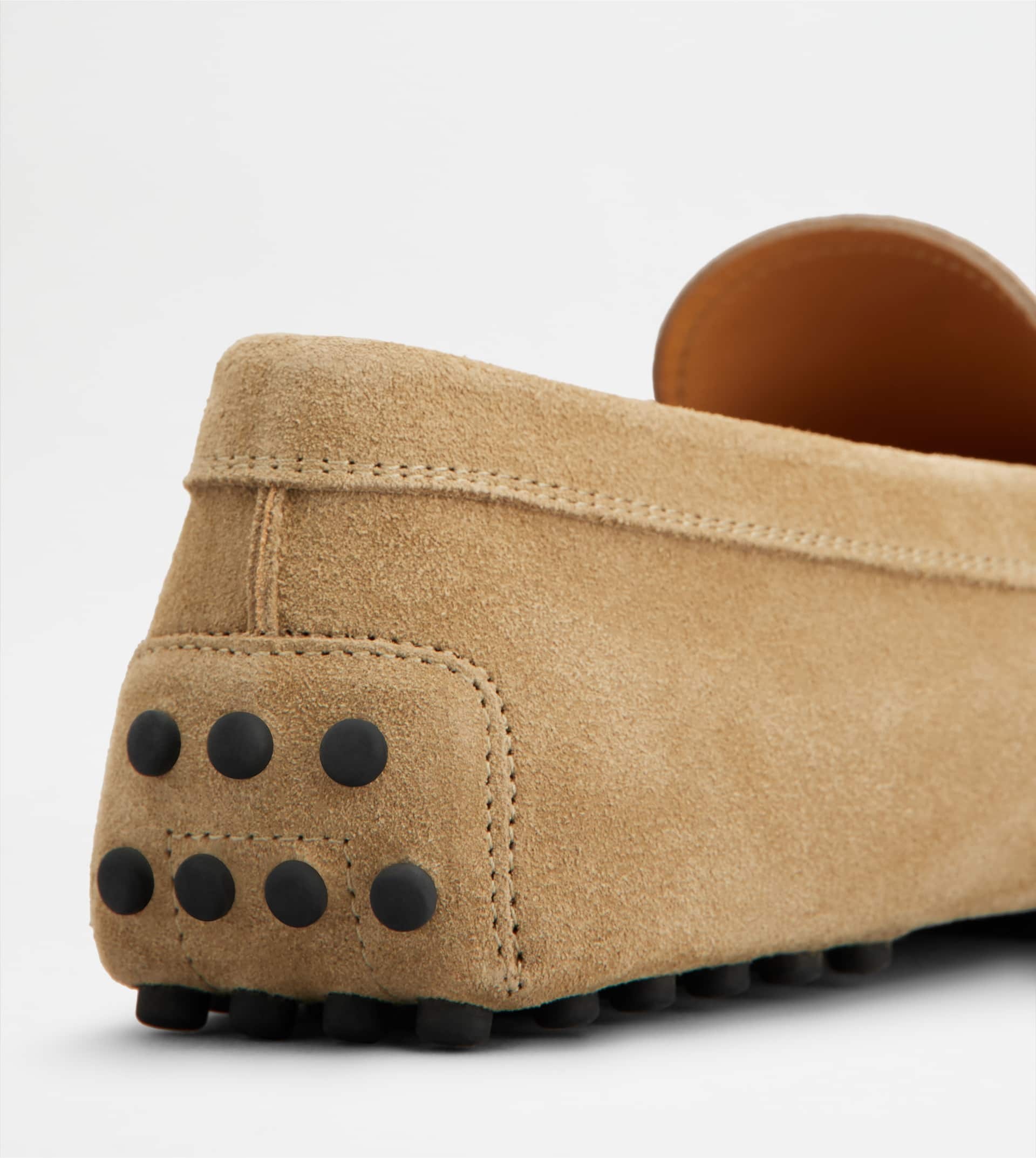 GOMMINO DRIVING SHOES IN SUEDE - BEIGE - 5