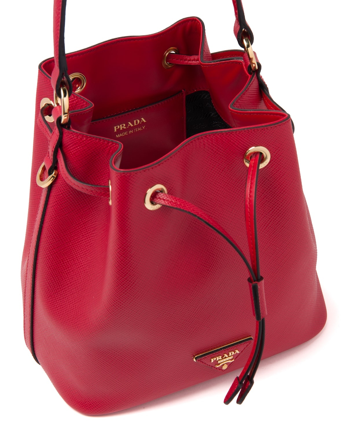 Saffiano Leather Bucket Bag - 5