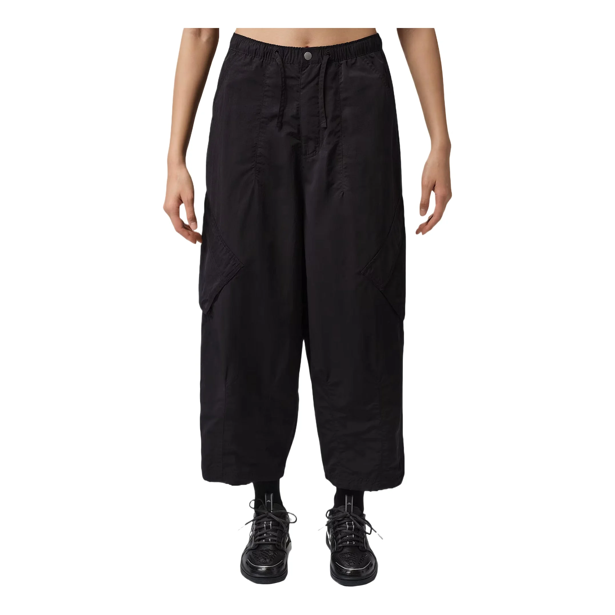 (WMNS) Air Jordan Flight Chicago Parachute Pants Asia Sizing 'Black' IF1169-010 - 1