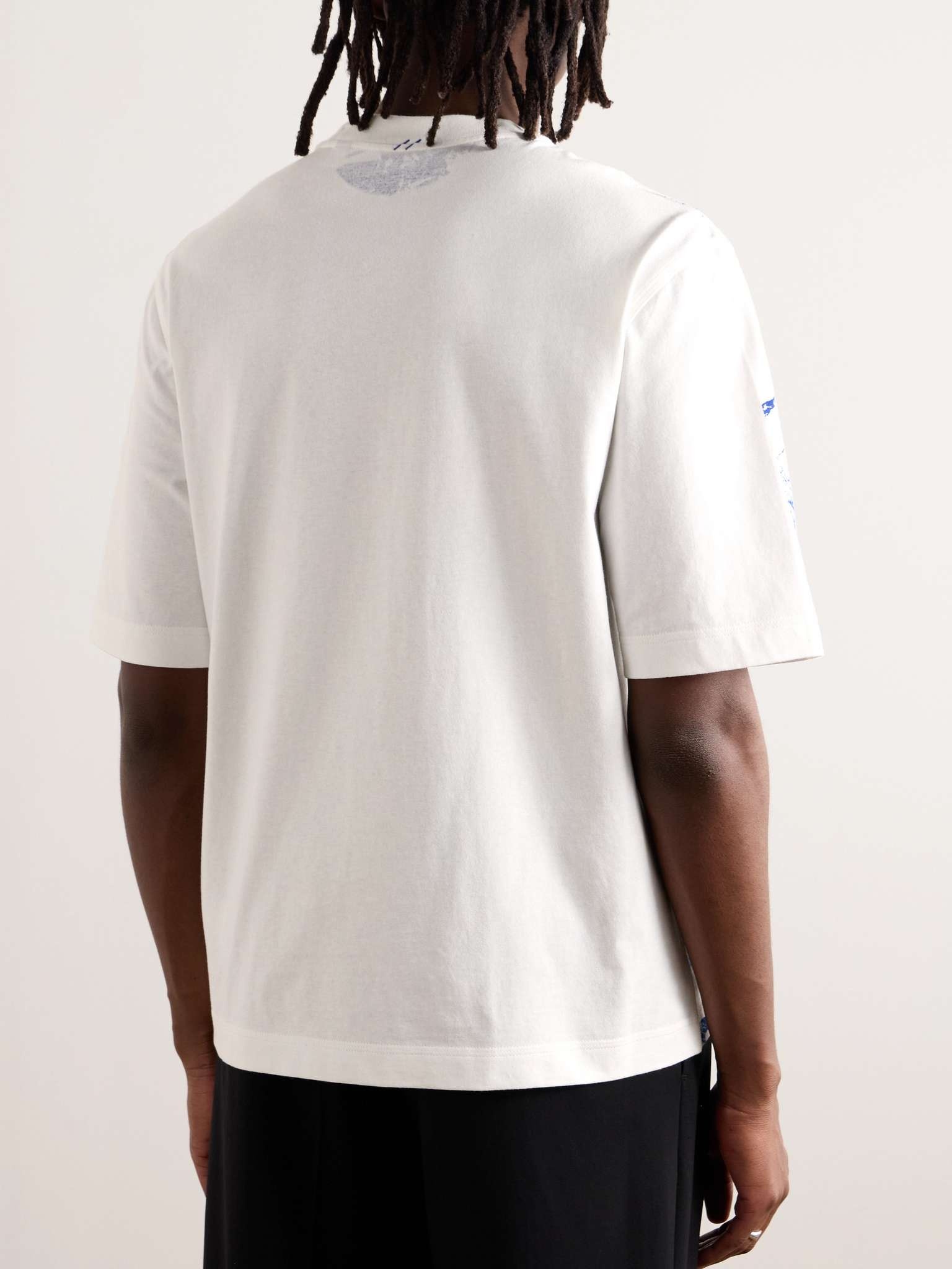 Logo-Print Cotton-Blend T-Shirt - 3