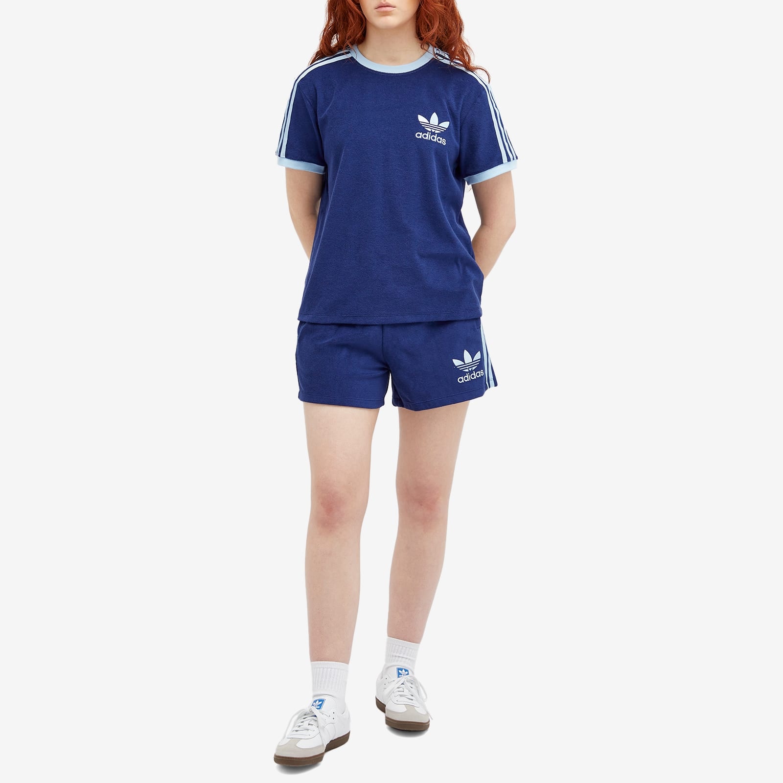 adidas Adidas Terry 3 Stripe T-shirt | REVERSIBLE