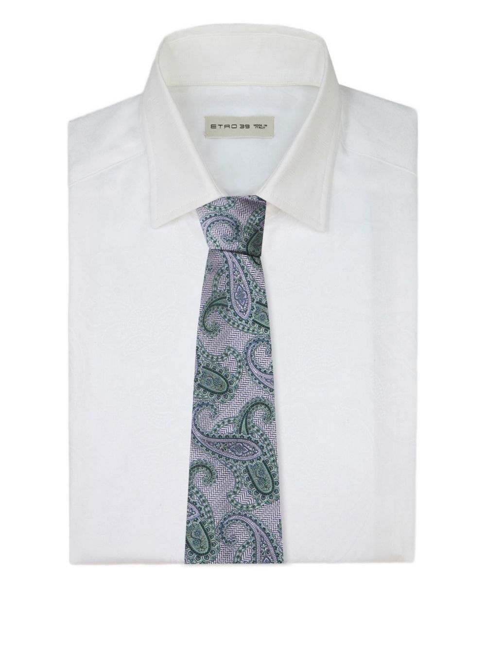 paisley-pattern silk tie - 2