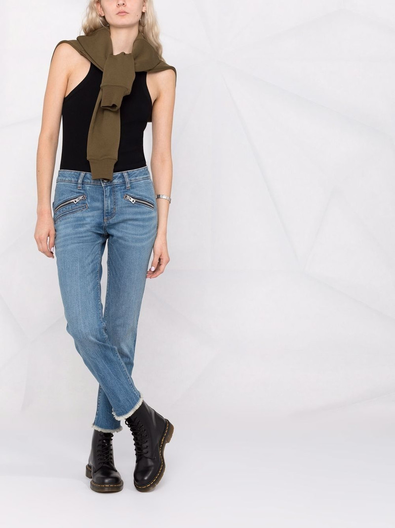 Zadig & Voltaire Ava slim-cut cropped jeans outlook
