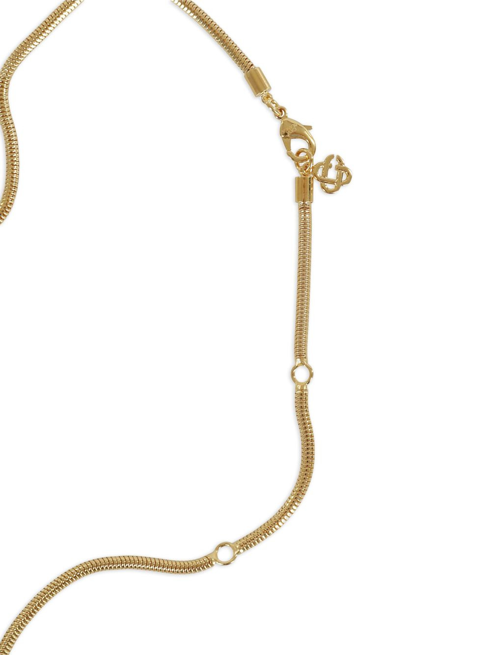 logo-pendant necklace - 2