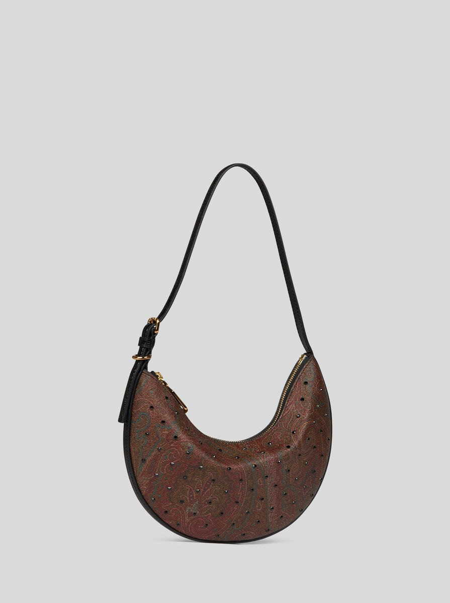 SMALL ETRO ESSENTIAL HOBO BAG WITH RHINESTONES - 6