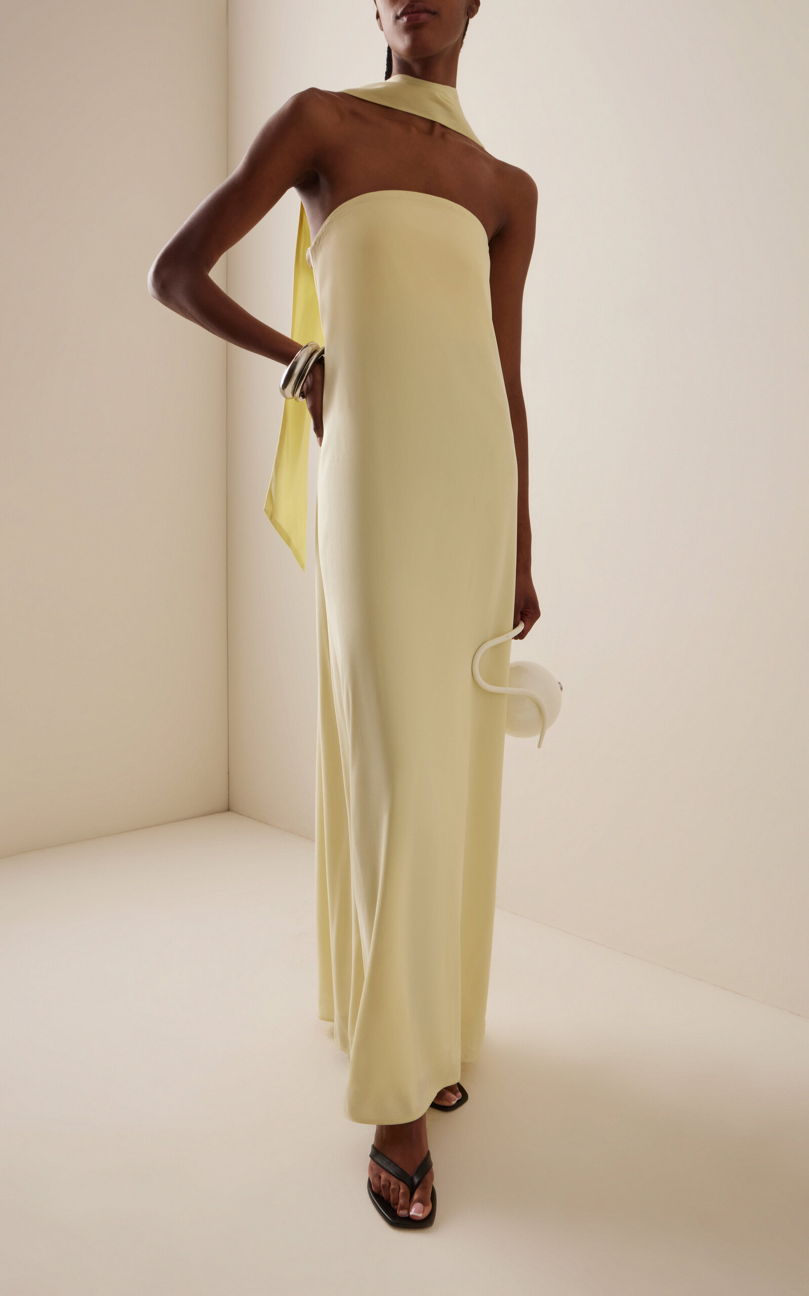 Bia Strapless Maxi Dress yellow - 2