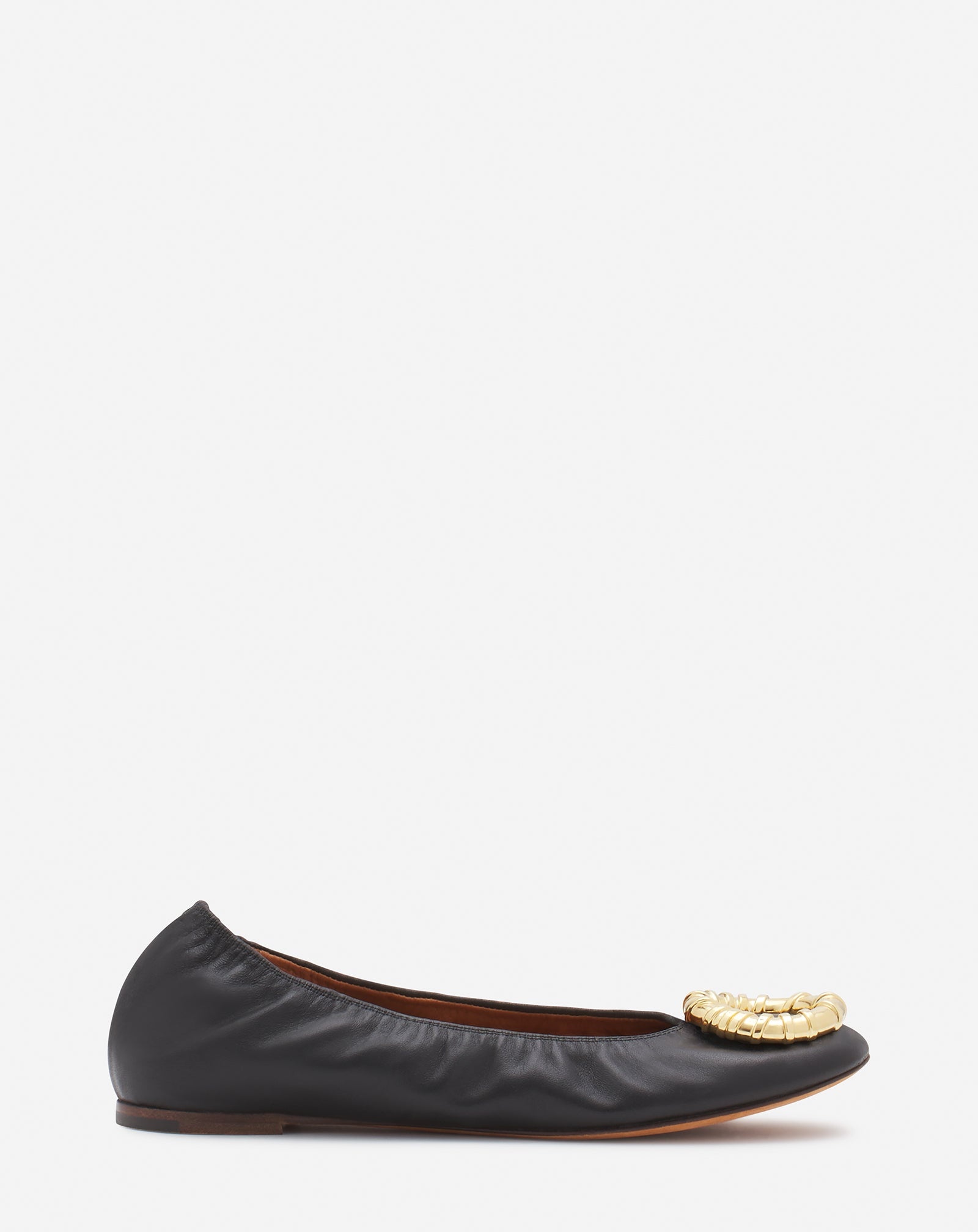 MELODIE LEATHER BALLERINA FLAT - 1