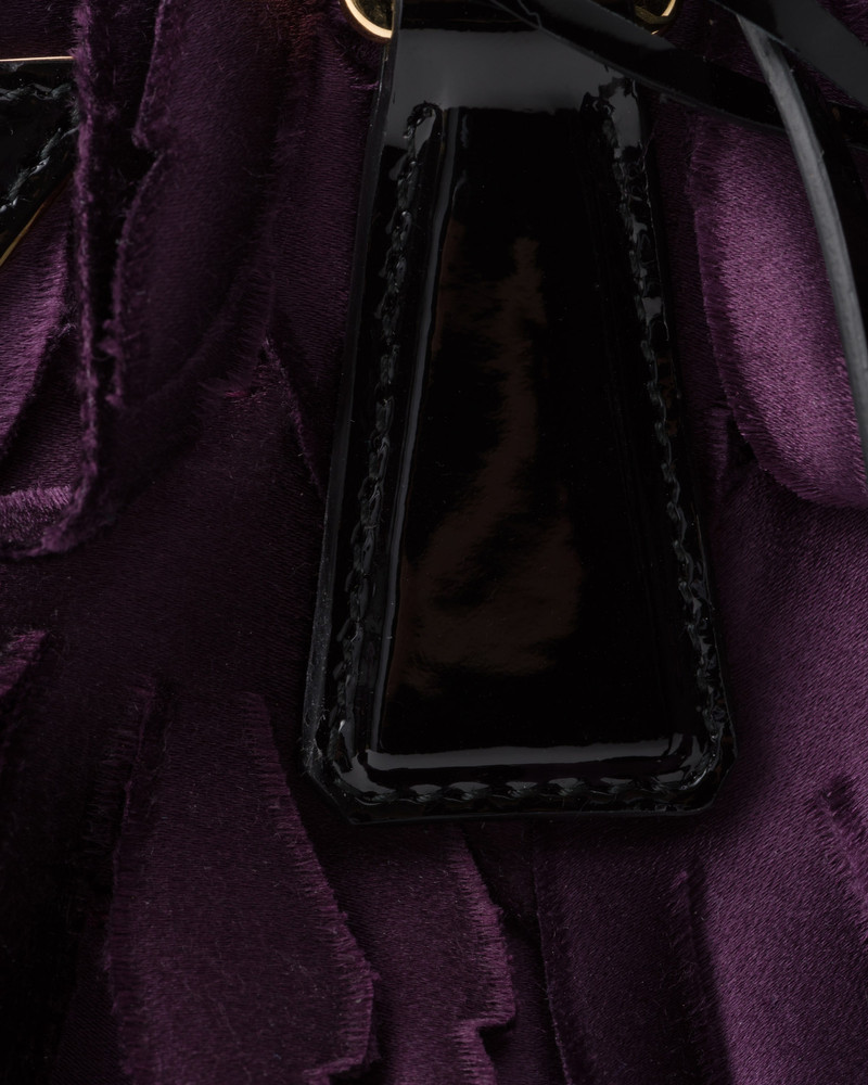 Satin and patent leather Prada Galleria mini-bag 6