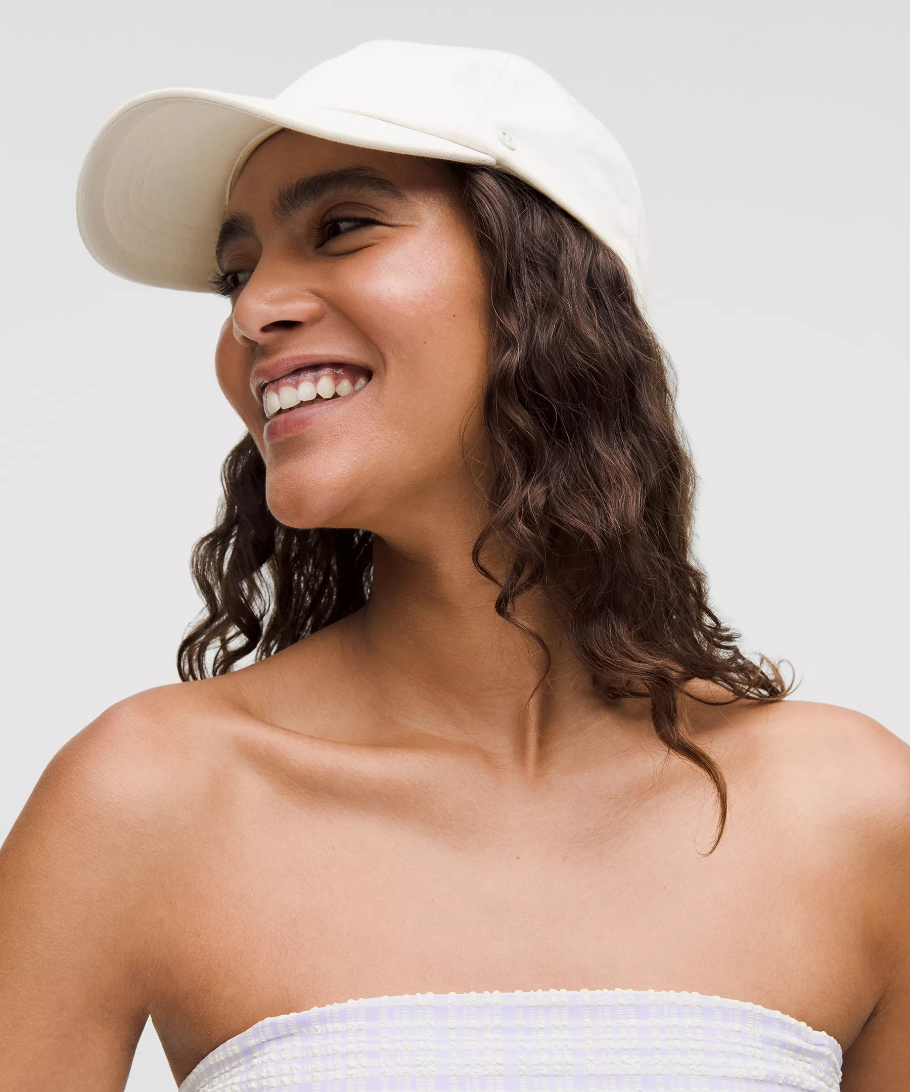 Seersucker Check Strappy Tank Top - 5