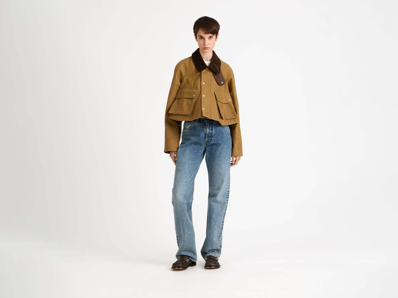 JW Anderson WOMENS BARN JACKET IN BISCUIT outlook