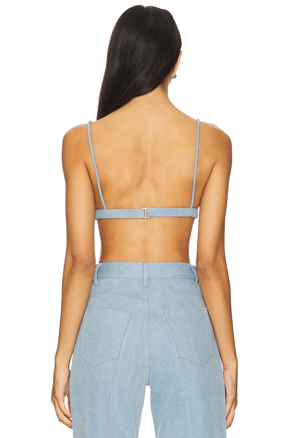 Cleo Denim Bralette - 3