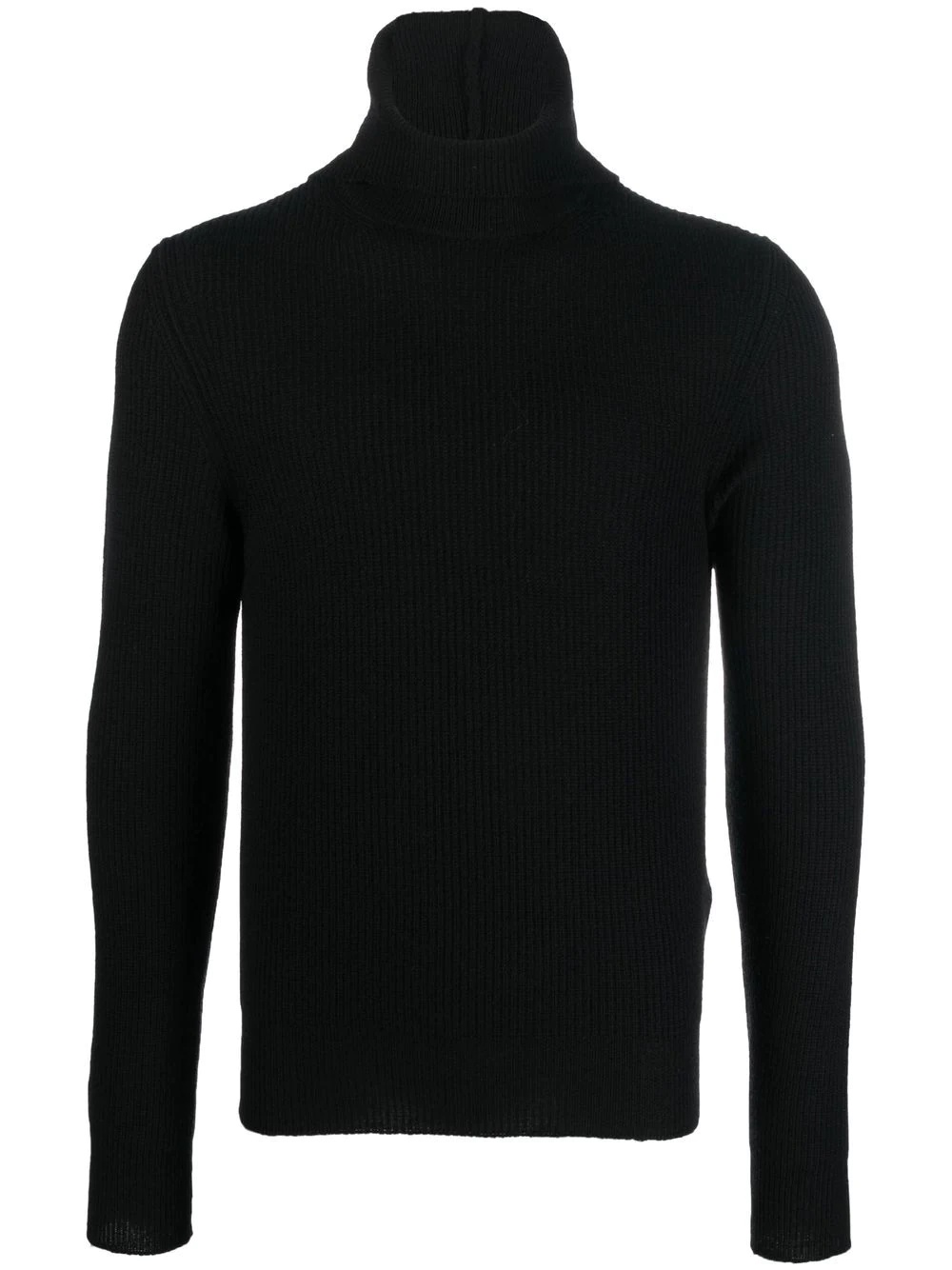 roll-neck ribbed-knit jumper - 1