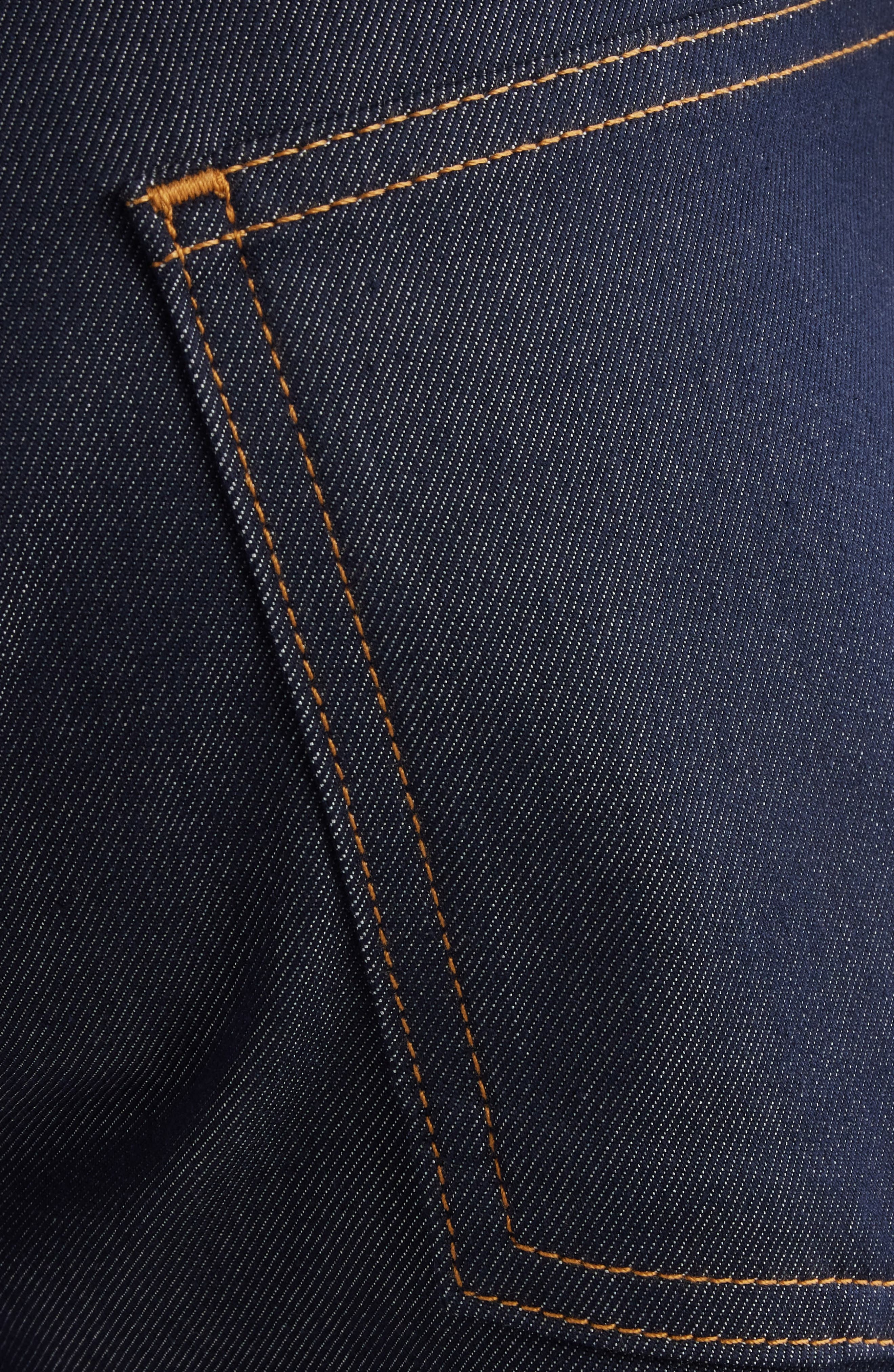 Givenchy Silk Blend Straight Leg Jeans in Indigo Blue at Nordstrom - 6