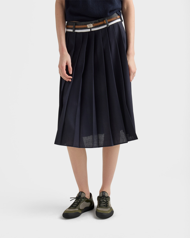 Prada Speedrock mesh fabric sneakers outlook