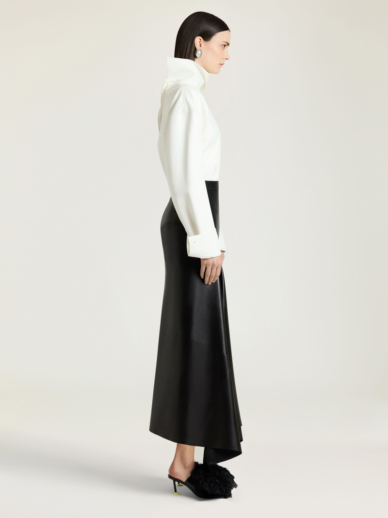 BACK-TO-FRONT SHIRT IN NAPPA LEATHER 4
