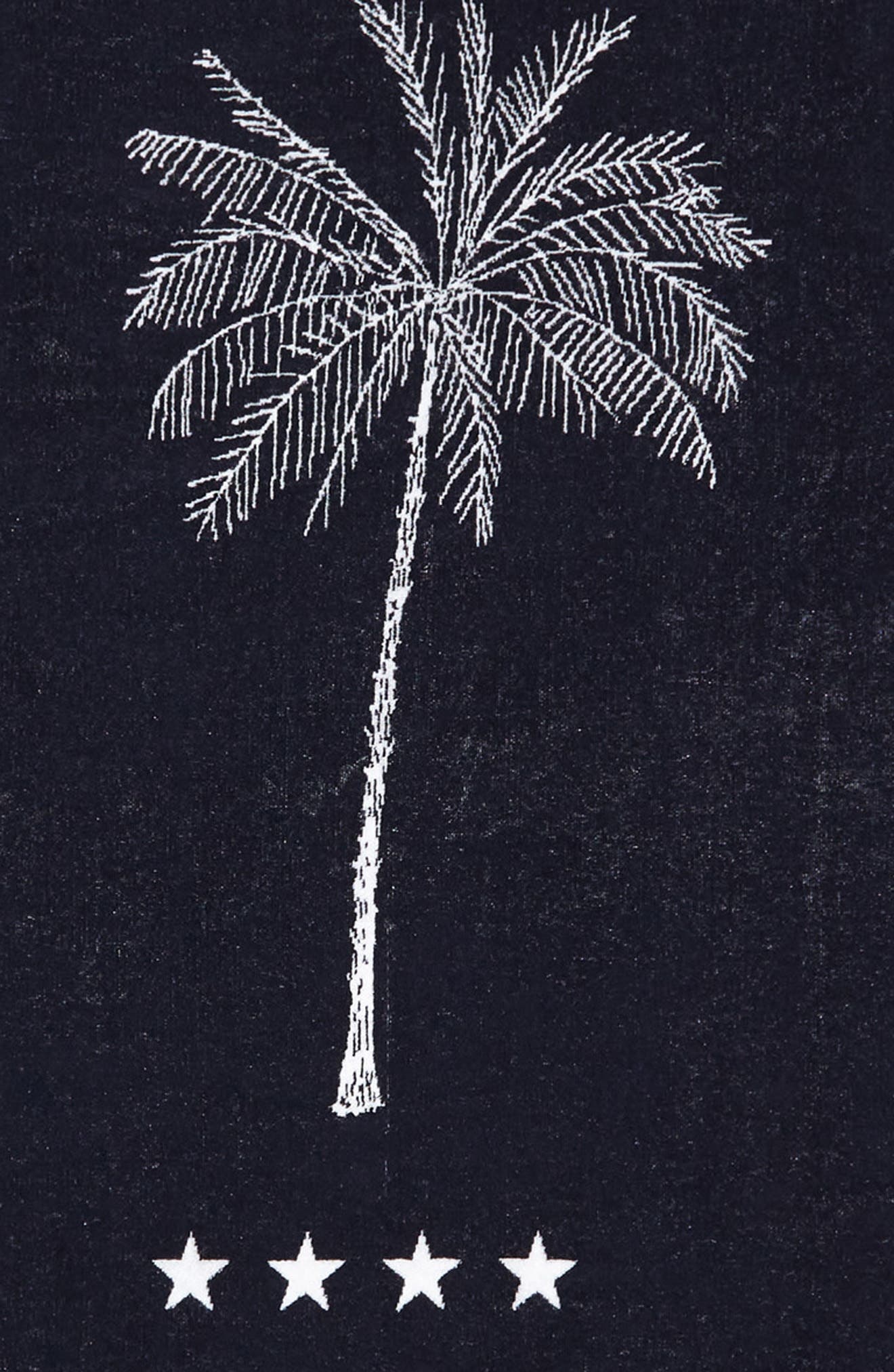 Jacquemus La Serviette Croisière Beach Towel in Palm Tree White /Blue at Nordstrom - 2
