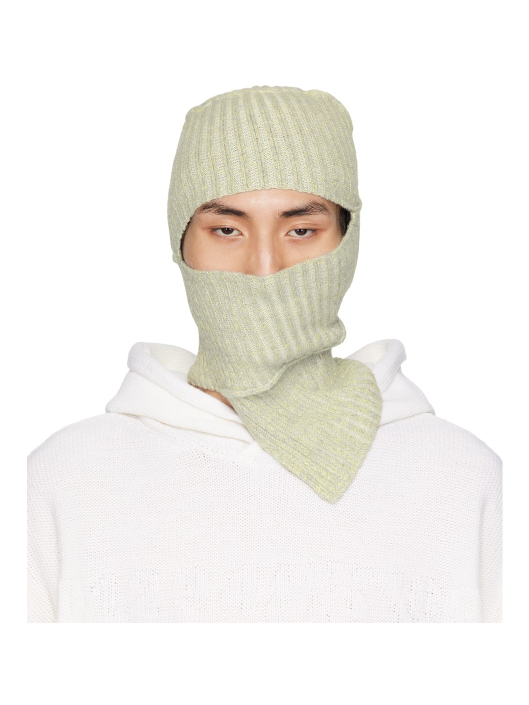 Gray Marled Balaclava - 1